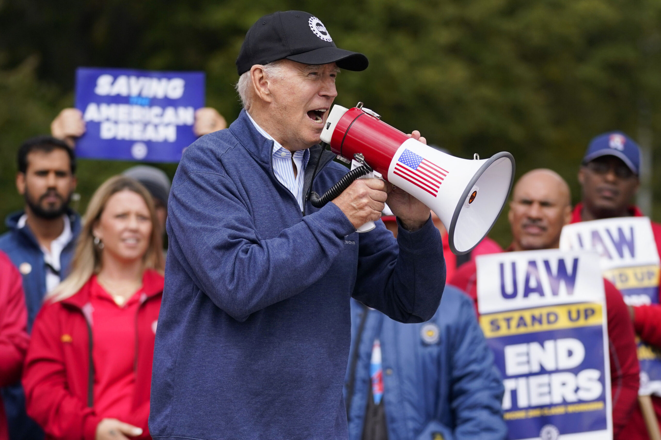 Biden celebrates ‘historic’ UAW-Ford labor agreement