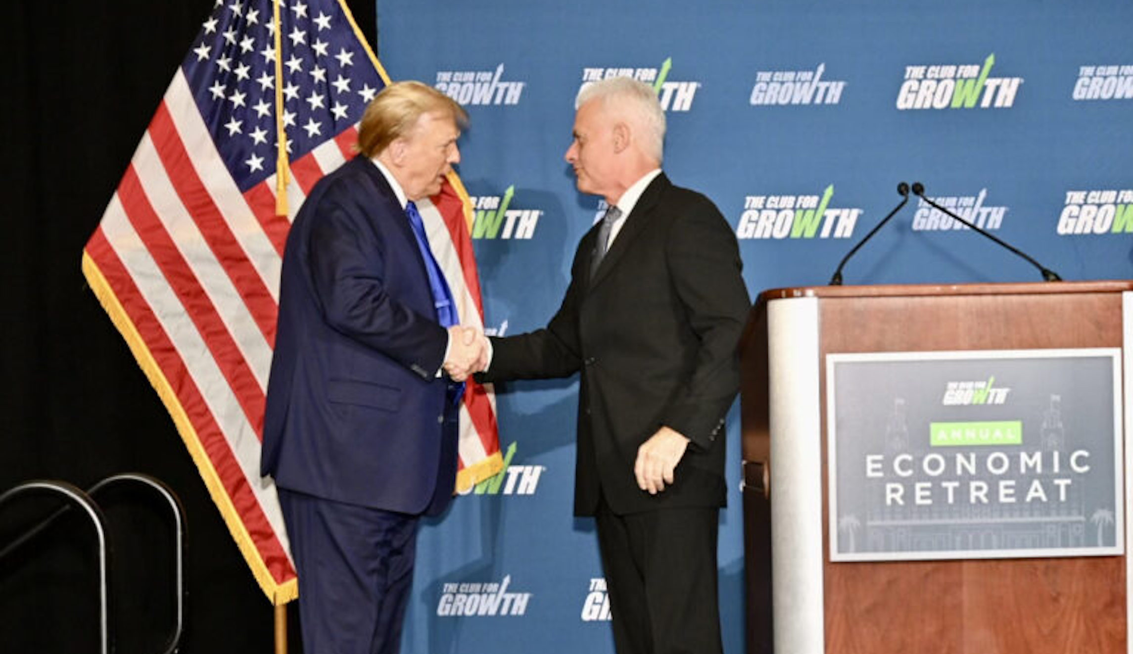 Trump mends fences with Club for Growth at Palm Beach retreat: ‘We’re back in love’