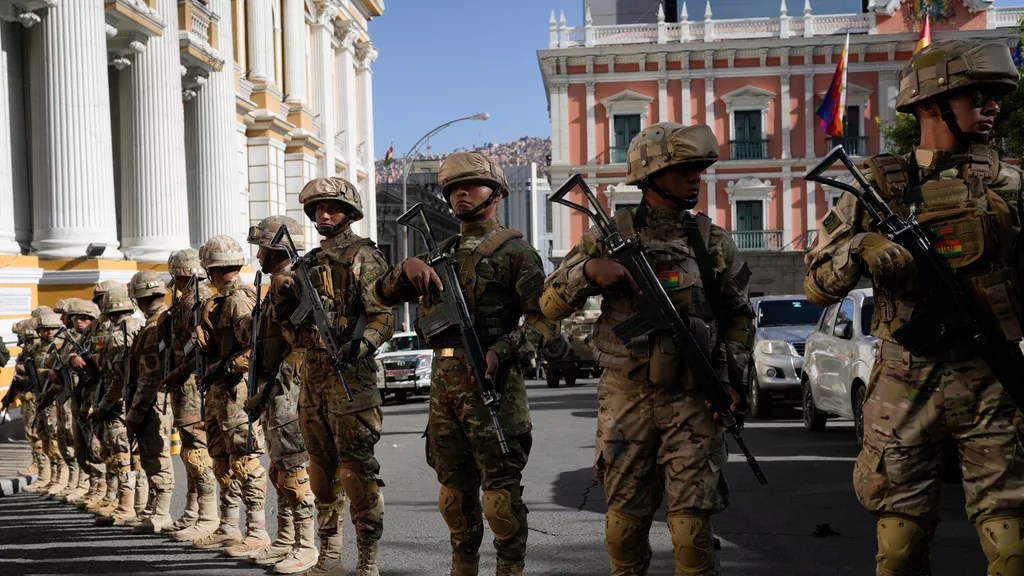Bolivian armed forces launch failed coup attempt to overthrow socialist government