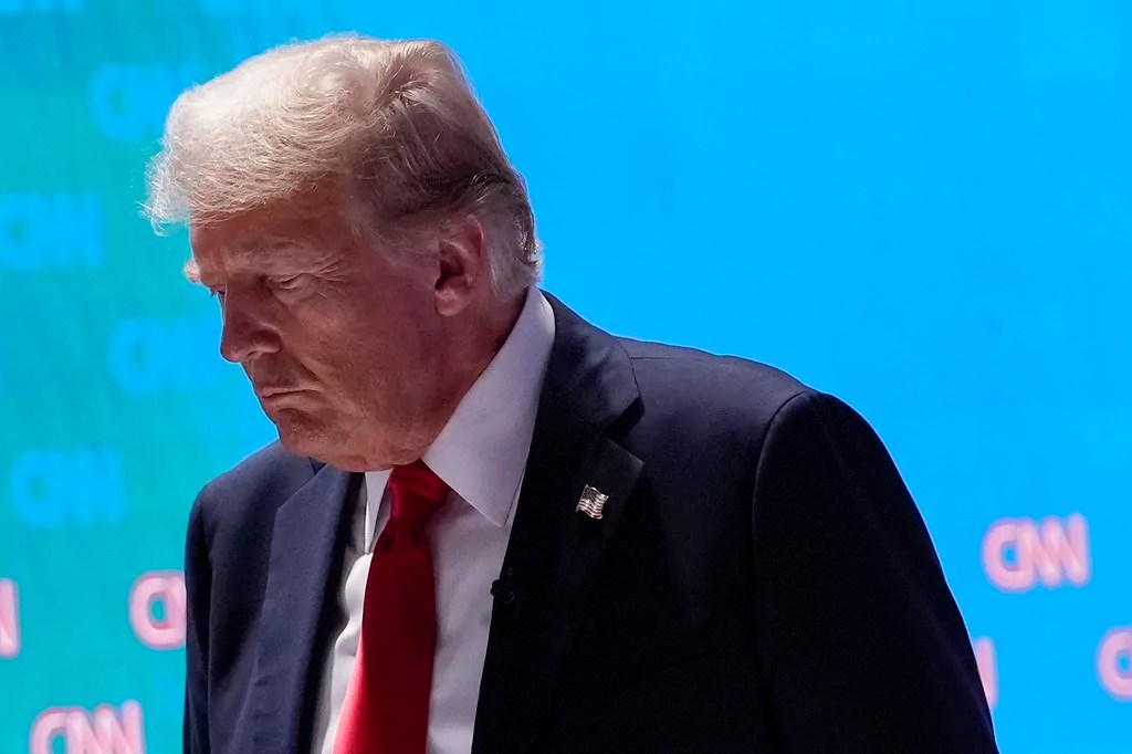 Trump’s silence shows a new discipline