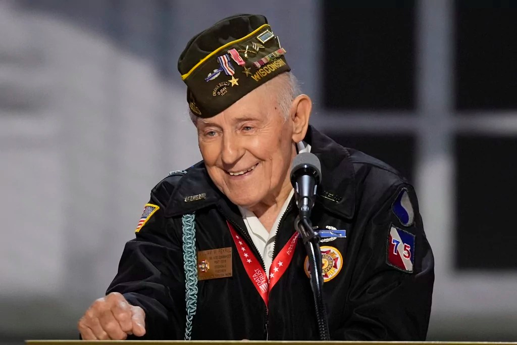 World War II veteran tells RNC he’d ‘reenlist today’ if Trump is commander in chief