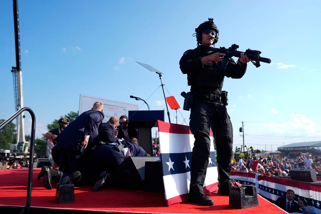 Police snipers were stationed in same building as Trump shooter