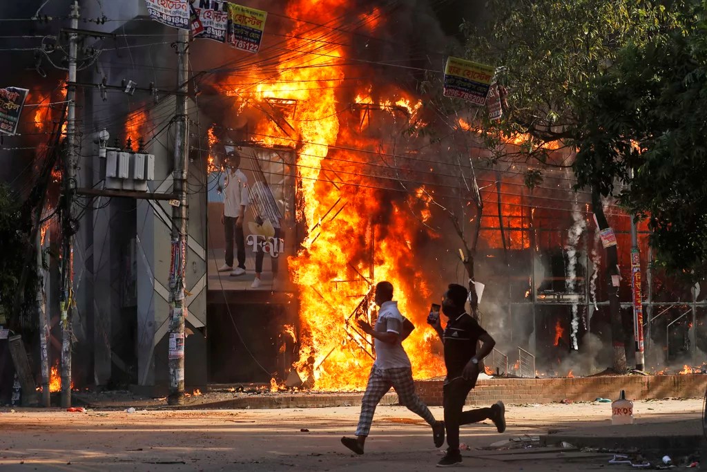 Renewed anti-government protests leave nearly 100 dead, hundreds more injured in Bangladesh