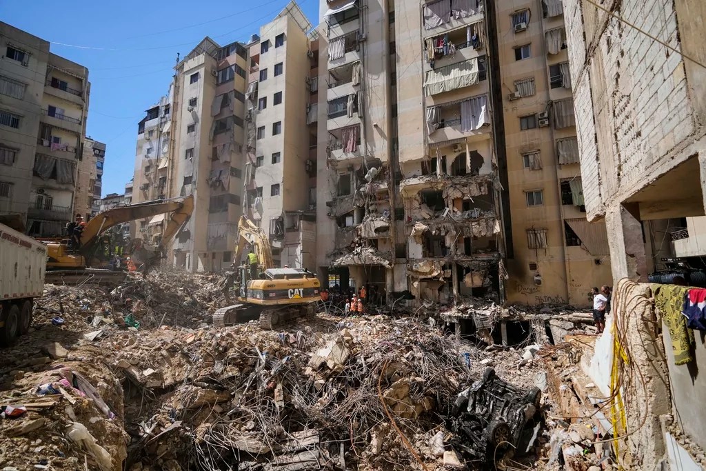 Israeli strikes kill scores in Lebanon as it expands Hezbollah conflict