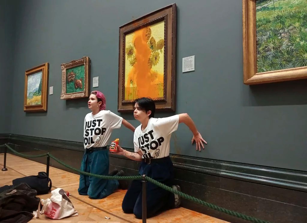 No more protests from green group that painted Stonehenge and threw soup on a Van Gogh