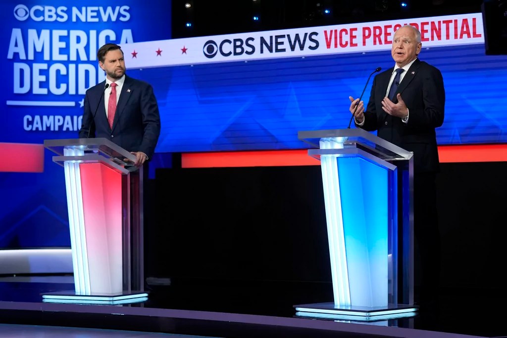 The three big moments that defined the Vance-Walz debate
