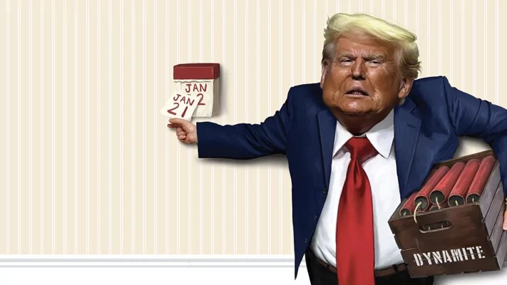 Trump’s first day back on the job should overwhelm the Left