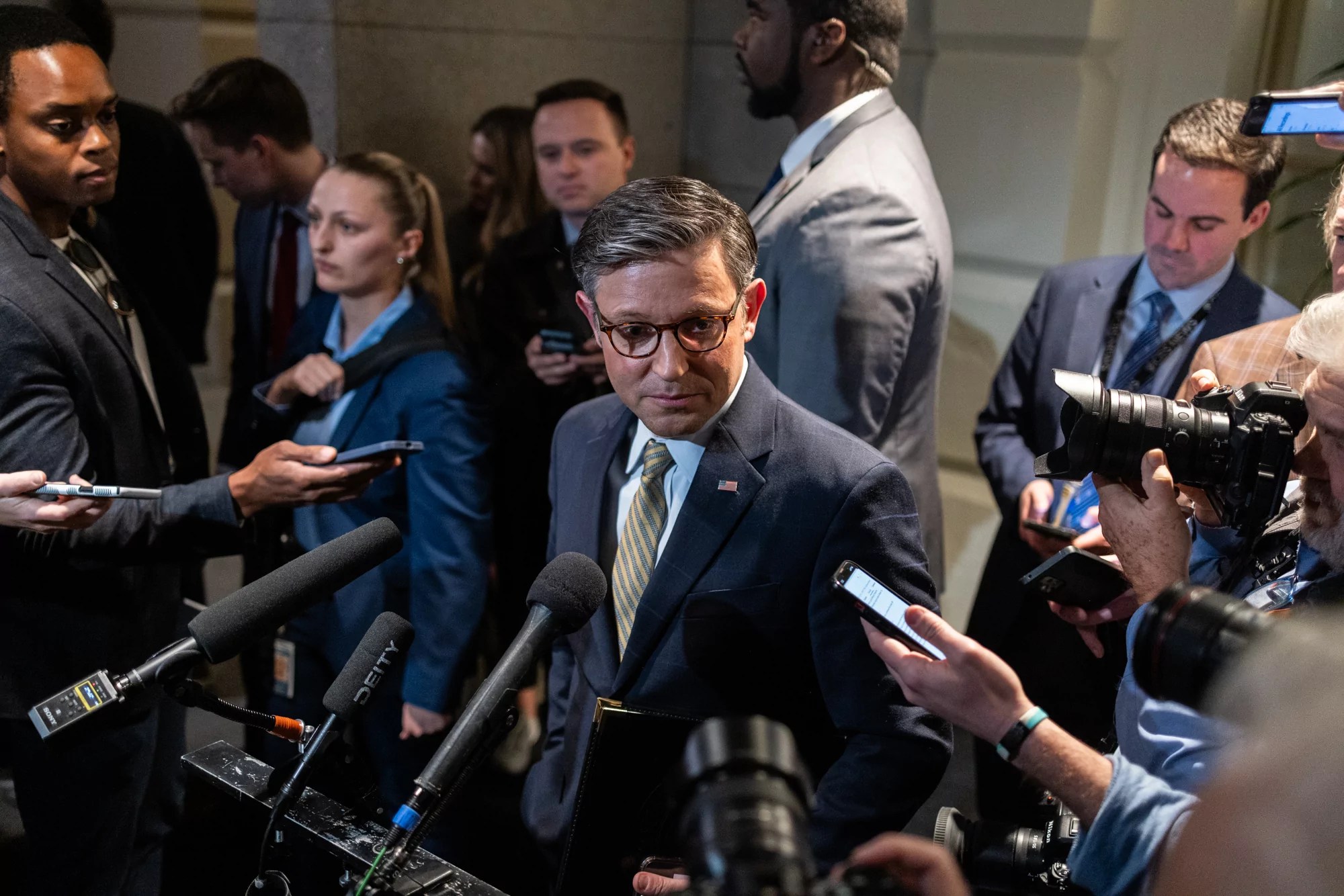 House Republicans undecided on Johnson’s speakership despite Trump’s support