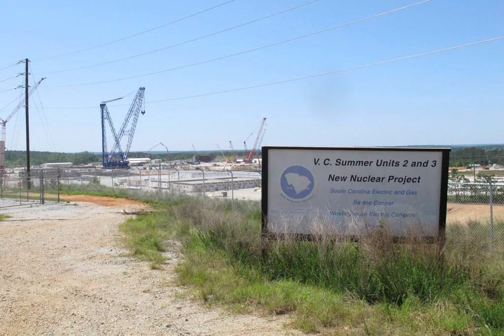 South Carolina looks to restart construction of two abandoned nuclear reactors