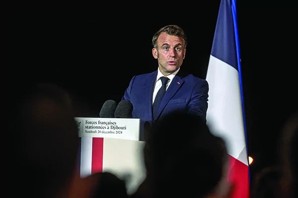 Emmanuel Macron slightly turns up the heat on China