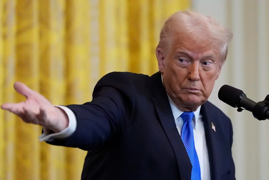 Bondi told Trump in May that his name was in Epstein files: Report