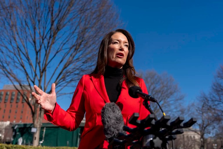 Department of Agriculture Secretary Brooke Rollins addressed "uncertainty" felt by American farmers amid President Donald Trump's trade war, suggesting that current market shocks will continue for "a few weeks or a few months."