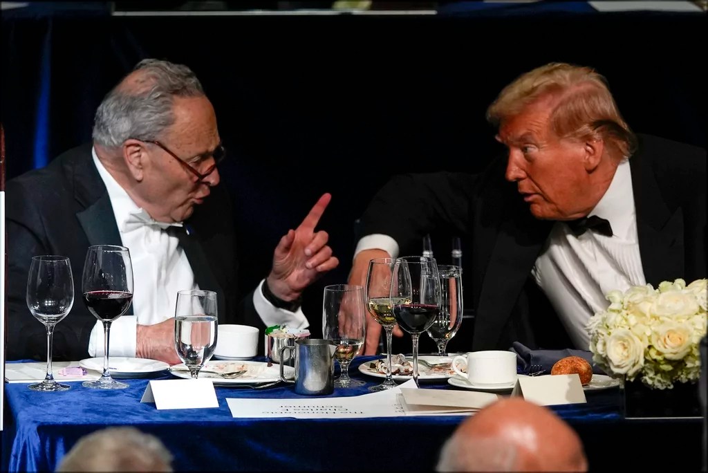 Trump on Schumer, Speaker Johnson, and ‘hard no’ Republicans