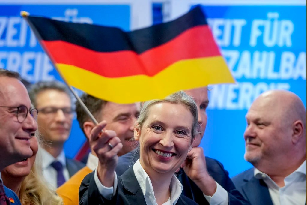 German intelligence designates AfD ‘extremist’ group after becoming country’s most popular party