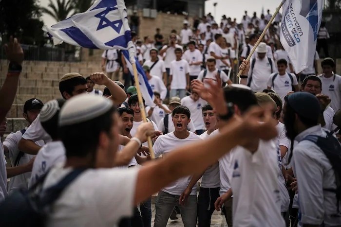 Israeli nationalists chant ‘death to Arabs’ during annual Jerusalem march
