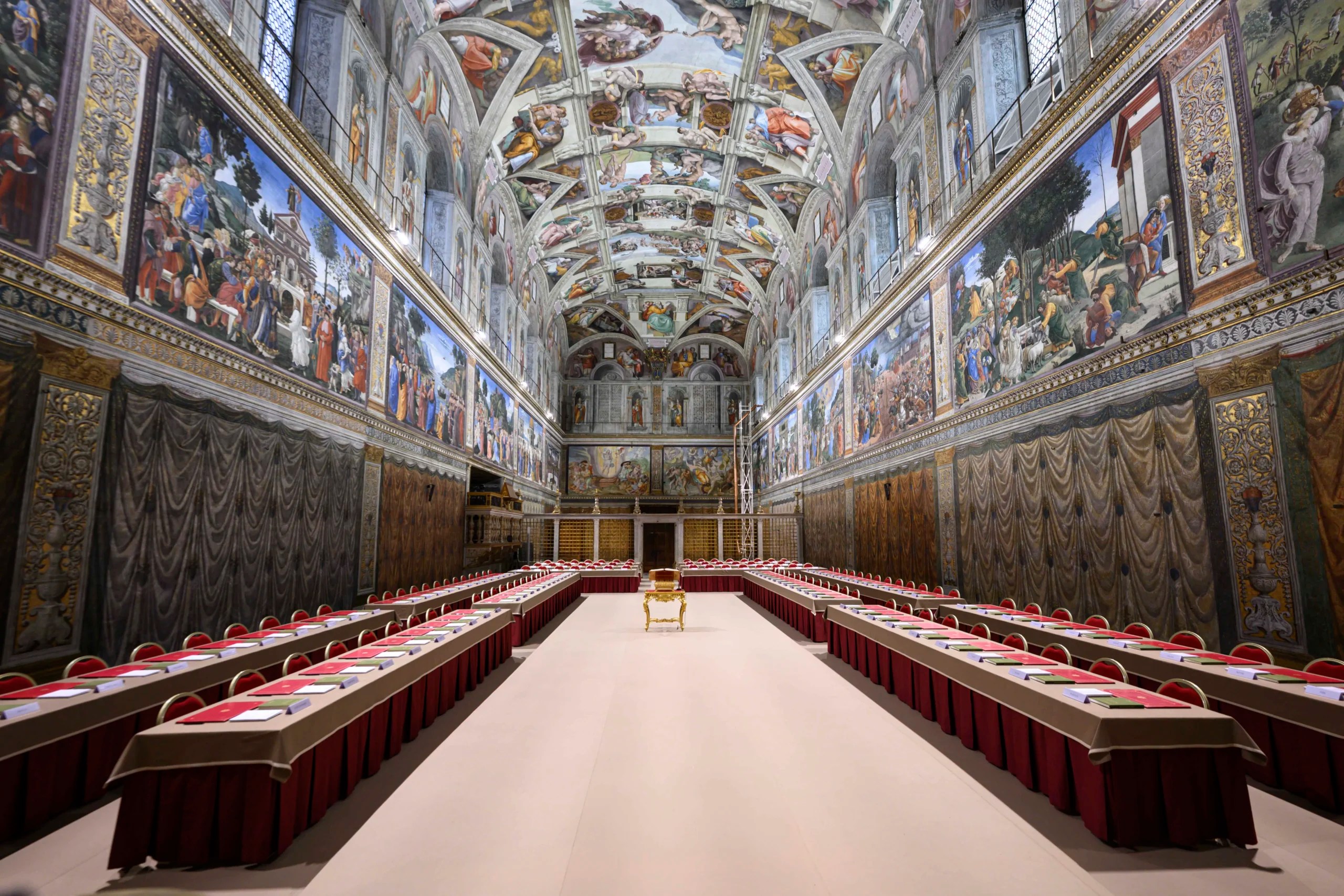 Sistine Chapel prepped for conclave as battle lines are drawn for future of Catholic Church
