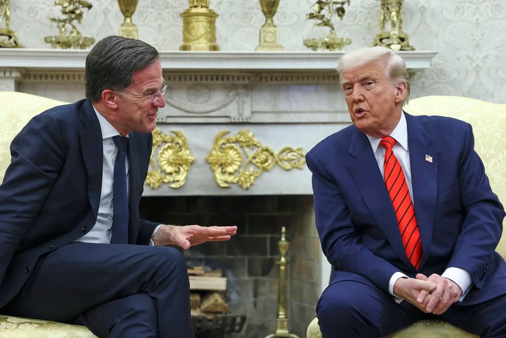 Trump shares adoring texts from NATO chief ahead of 5% defense spending agreement