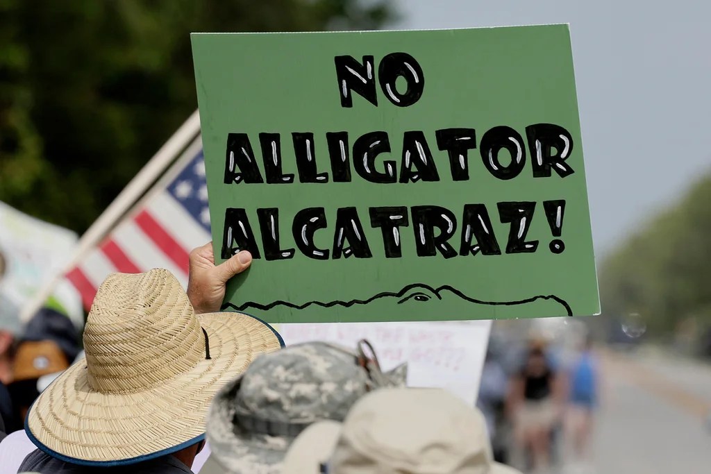 Florida GOP sells ‘Alligator Alcatraz’ merch ahead of ICE facility launch in Everglades