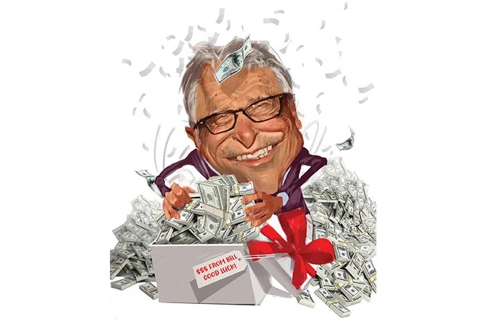 Bill Gates makes a bet: Foundations of the future free market