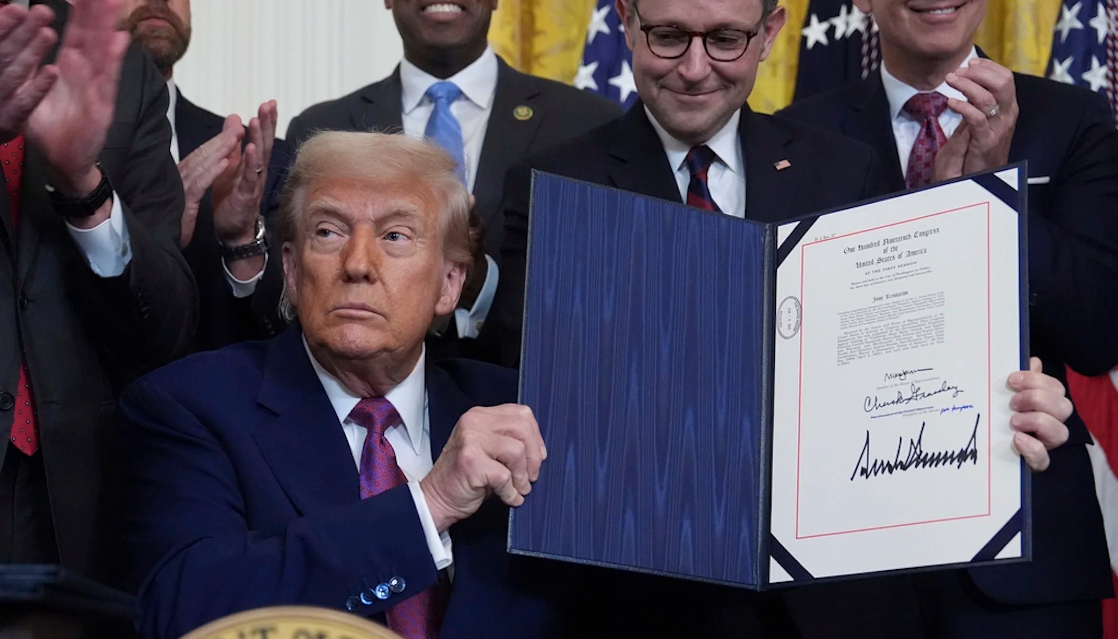 Trump signs repeal of California rules that would ban gas cars