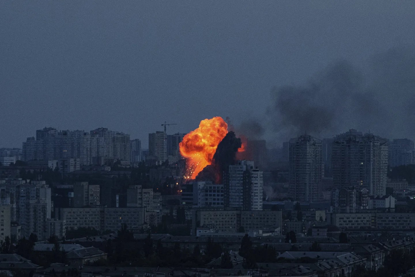 Russia launches airstrike on Ukraine with ‘over 400 drones and more than 40 missiles’