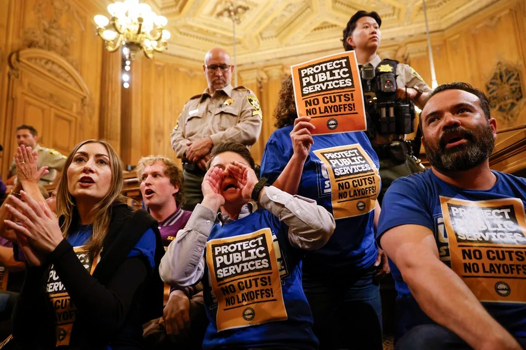 San Francisco Mayor Daniel Lurie’s relationship with unions gets complicated