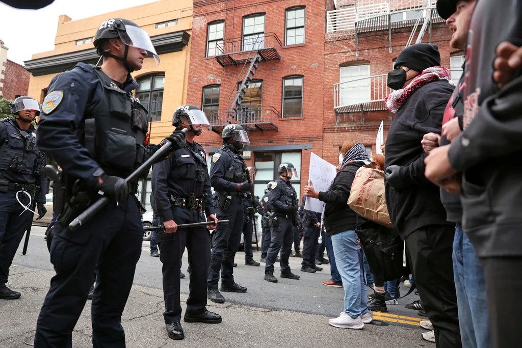 Sixty demonstrators arrested in San Francisco following ‘solidarity protest’