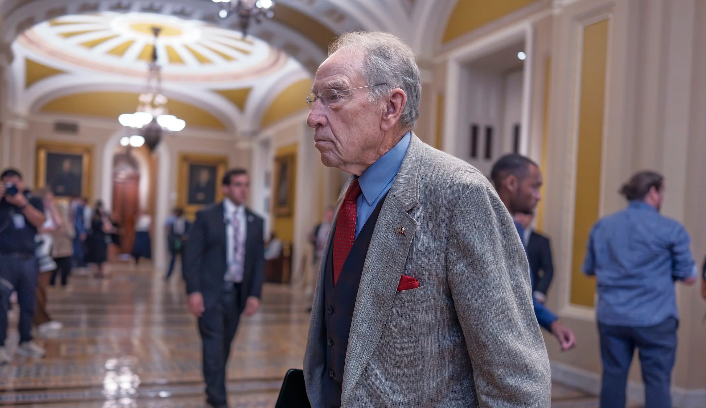Grassley dismisses Trump’s ‘personal insults’ over Senate blue slips