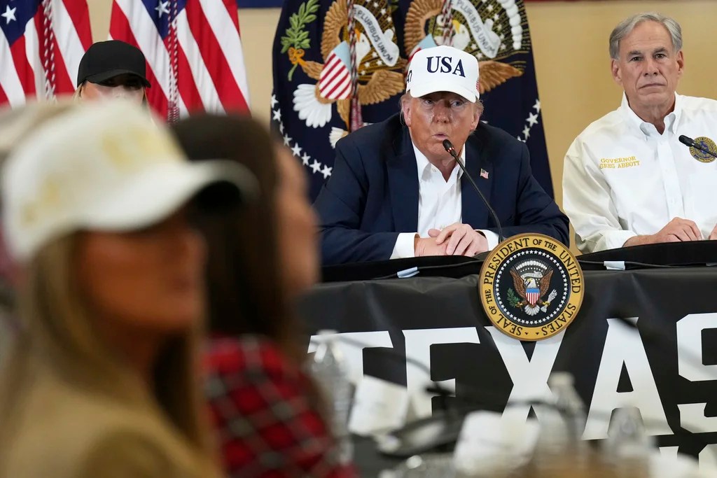 Trump defends NWS forecast ahead of Texas flood as he faces scrutiny over cuts
