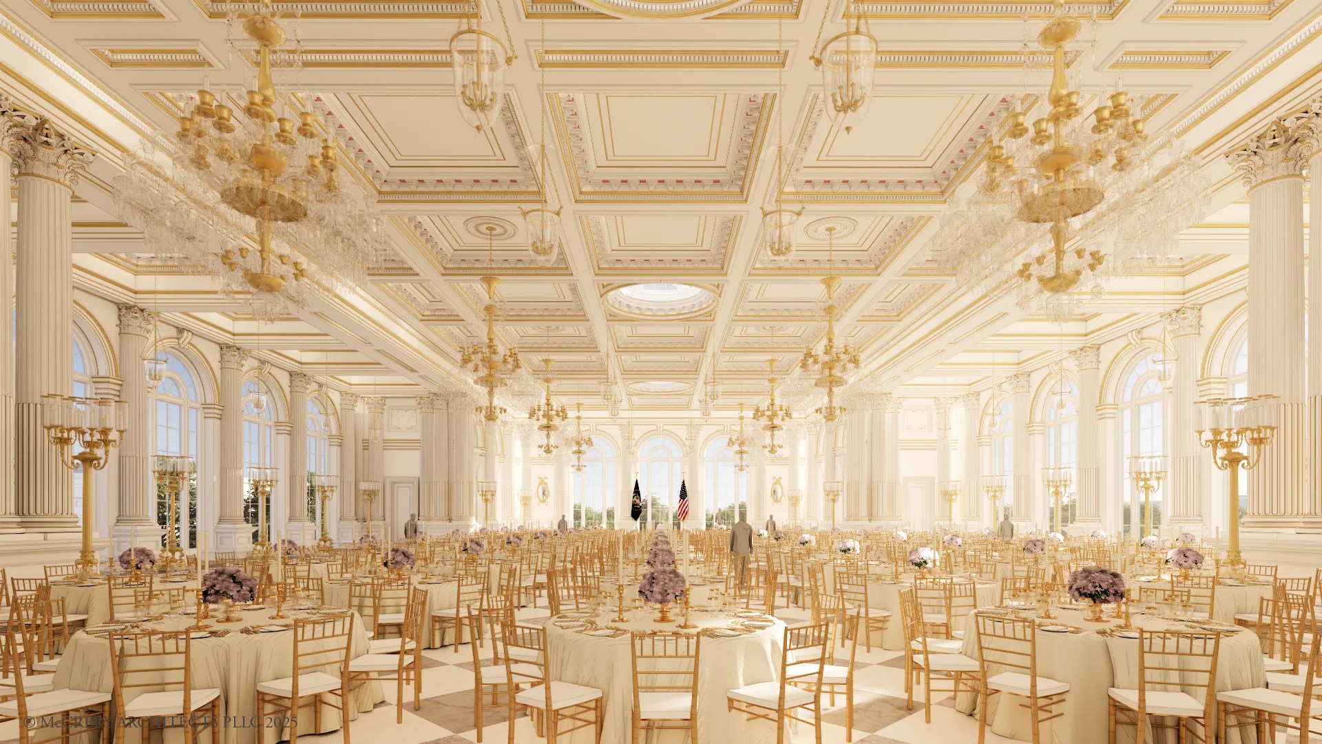 White House will construct 90,000-square-foot Trump ballroom